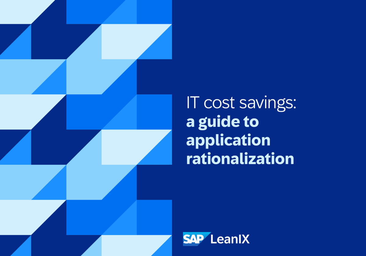 Gartner® TIME Model Effective Application Portfolio Mgmt LeanIX